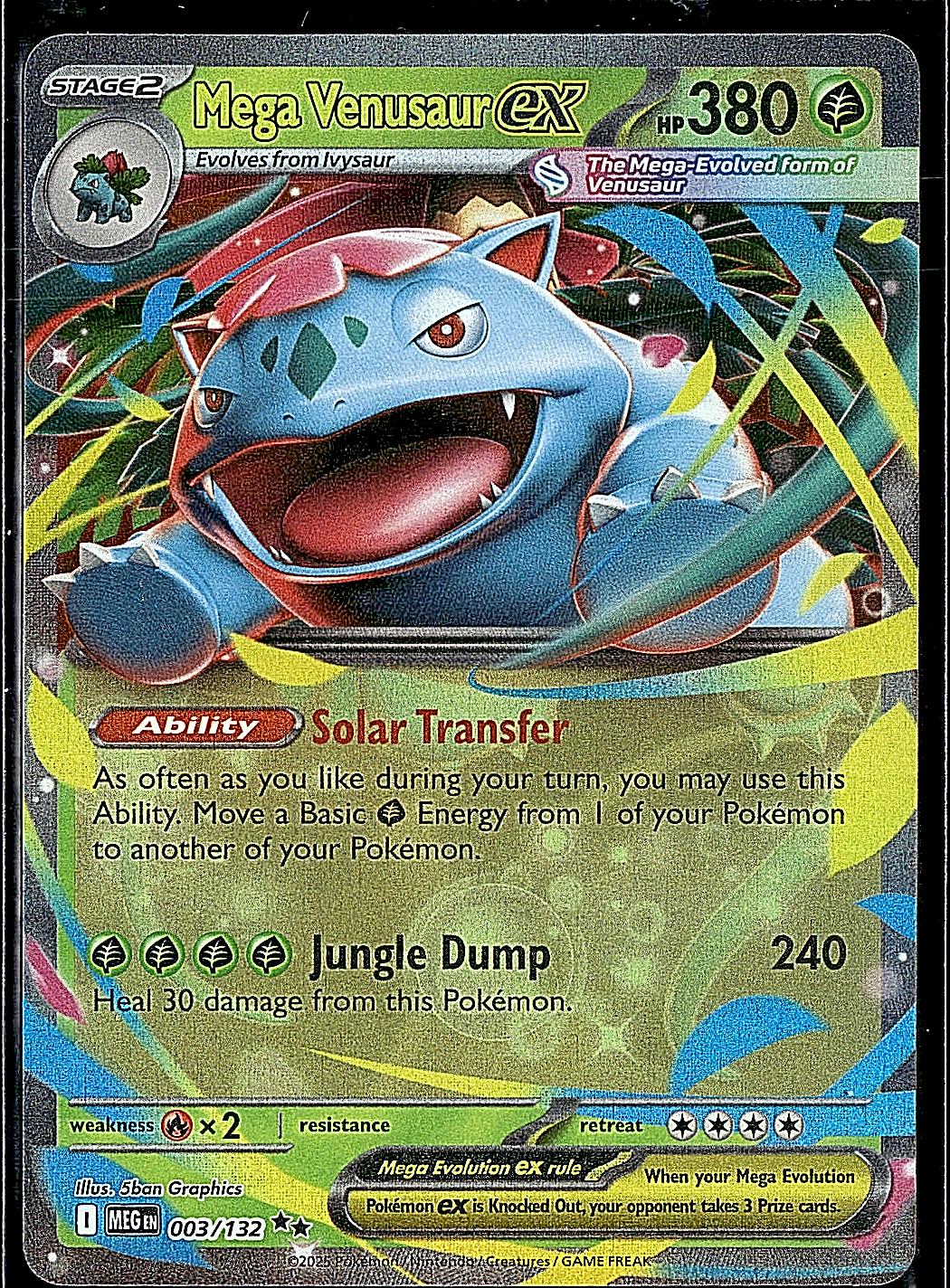 ME01: Mega Evolution #003/132 Mega Venusaur ex