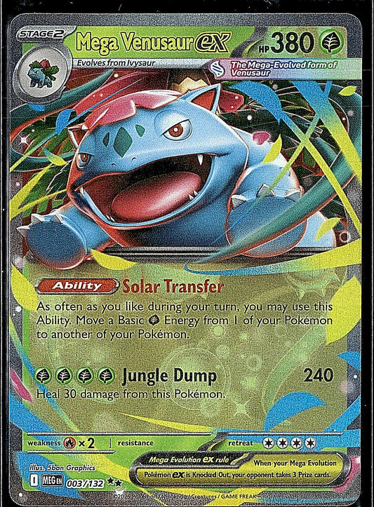 ME01: Mega Evolution #003/132 Mega Venusaur ex