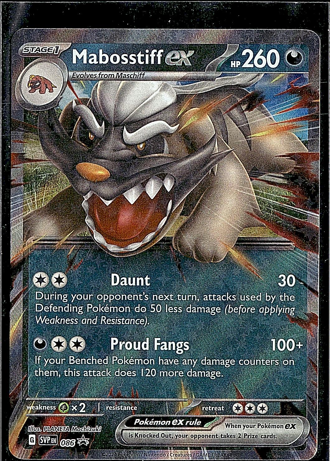 SV: Scarlet & Violet Promo Cards #086 Mabosstiff ex