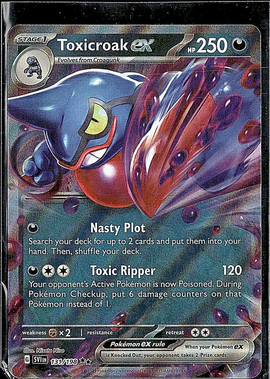 SV01: Scarlet & Violet Base Set #131/198 Toxicroak ex