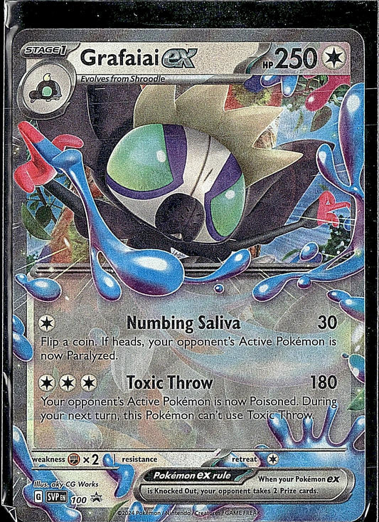 SV: Scarlet & Violet Promo Cards #100 Grafaiai ex