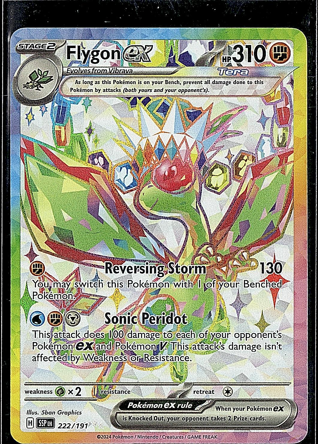 SV08: Surging Sparks #222/191 Flygon ex