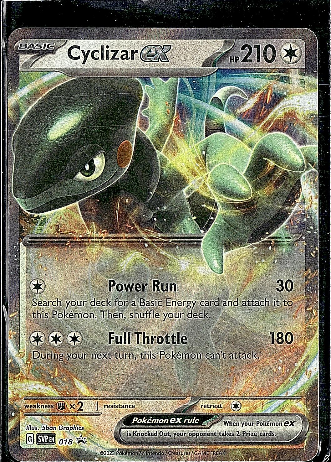SV: Scarlet & Violet Promo Cards #018 Cyclizar ex