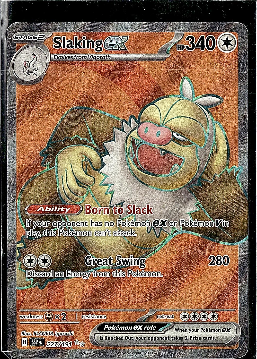 SV08: Surging Sparks #227/191 Slaking ex