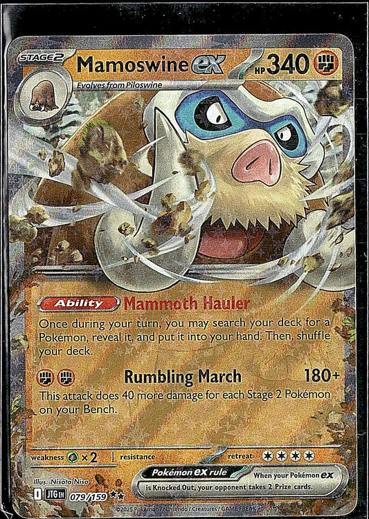 SV09: Journey Together #079/159 Mamoswine ex