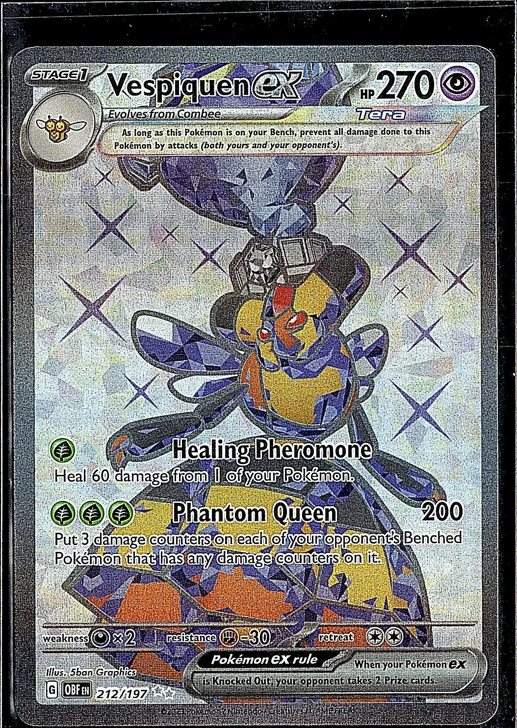 SV03: Obsidian Flames #212/197 Vespiquen ex