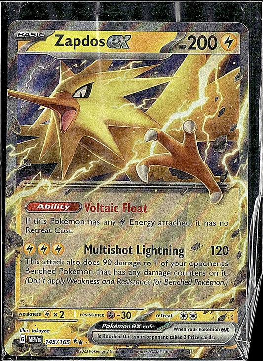 SV: Scarlet & Violet 151 #145/165 Zapdos ex