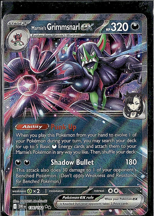 SV10: Destined Rivals #136/182 Marnie's Grimmsnarl ex