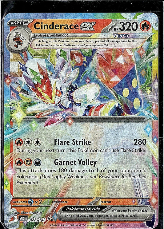 SV07: Stellar Crown #028/142 Cinderace ex