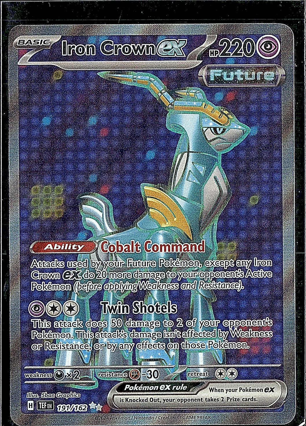 SV05: Temporal Forces #191/162 Iron Crown ex