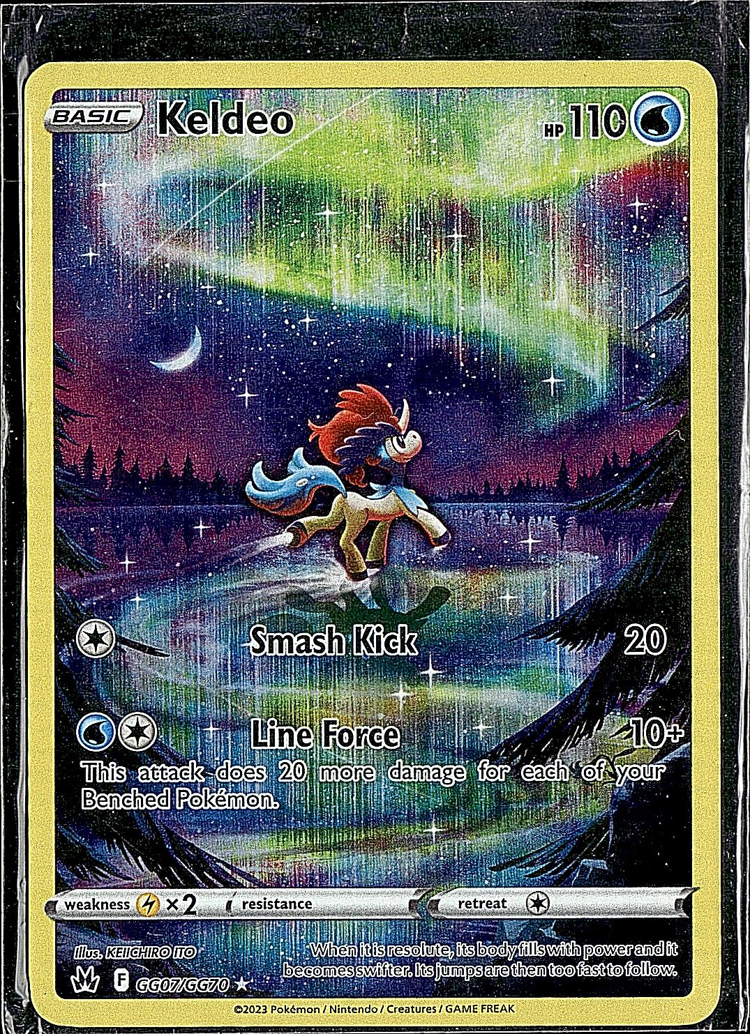 SWSH: Crown Zenith: Galarian Gallery #GG07/GG70 Keldeo