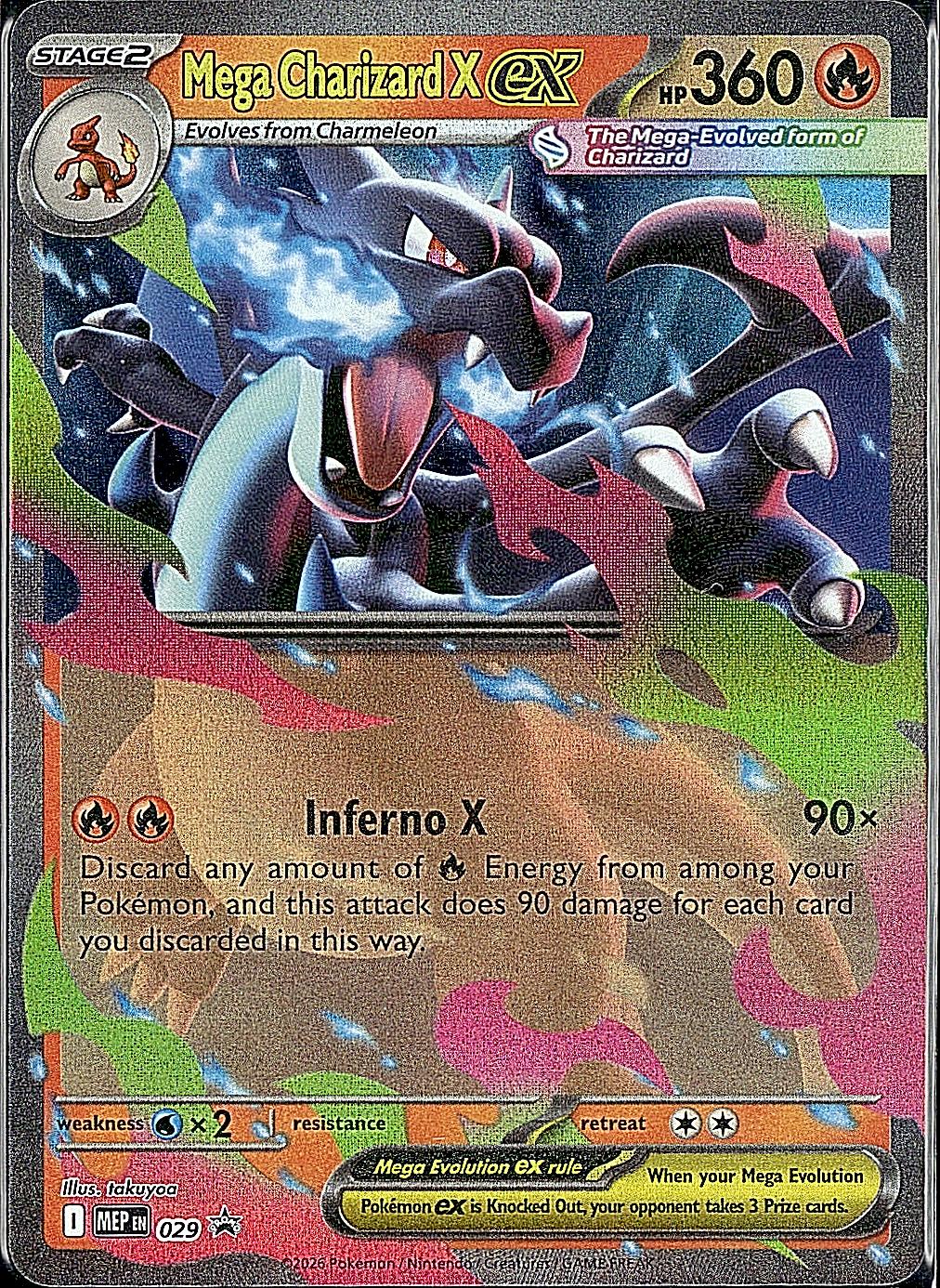 ME: Mega Evolution Promo #029 Mega Charizard X ex