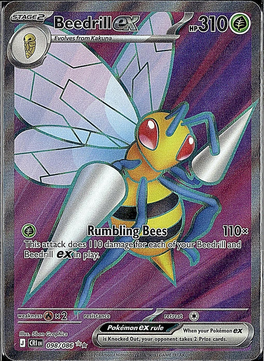ME04: Chaos Rising #098/086 Beedrill ex
