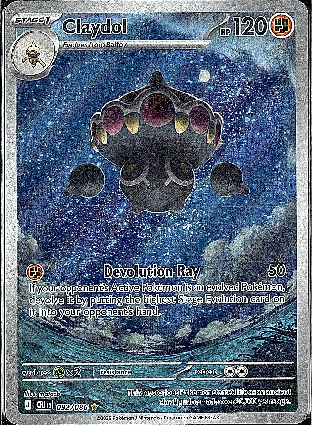 ME04: Chaos Rising #092/086 Claydol
