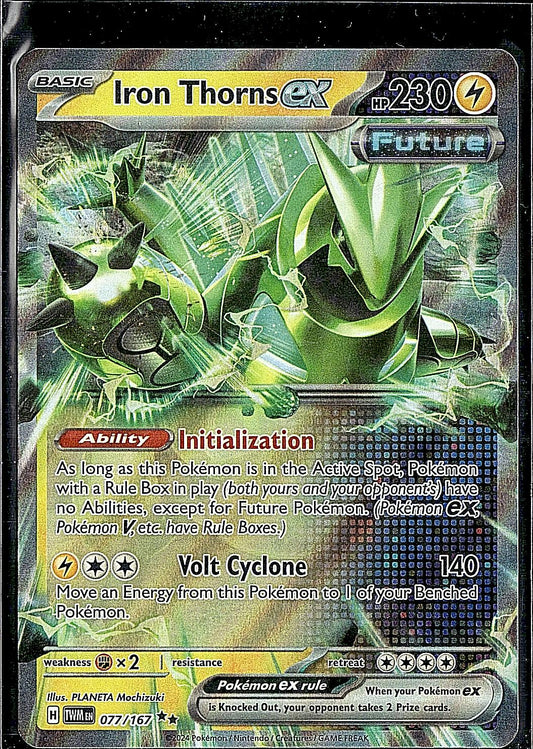 SV06: Twilight Masquerade #077/167 Iron Thorns ex