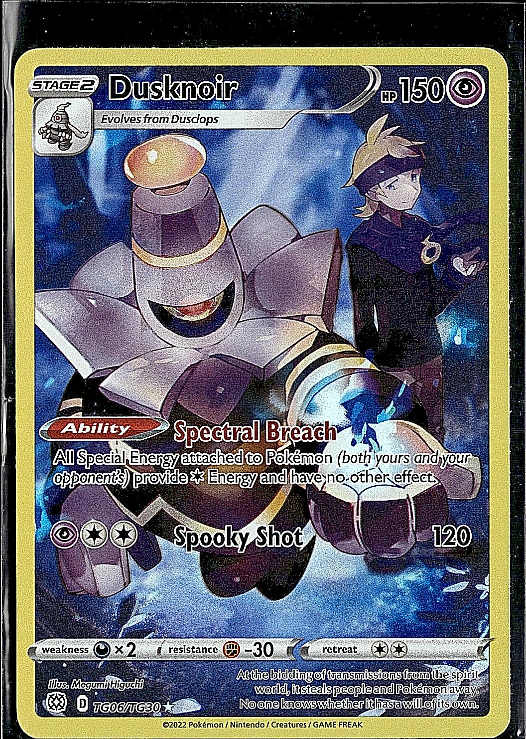 SWSH09: Brilliant Stars Trainer Gallery #TG06/TG30 Dusknoir