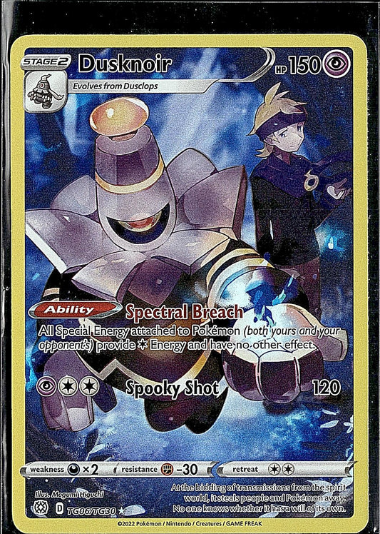 SWSH09: Brilliant Stars Trainer Gallery #TG06/TG30 Dusknoir
