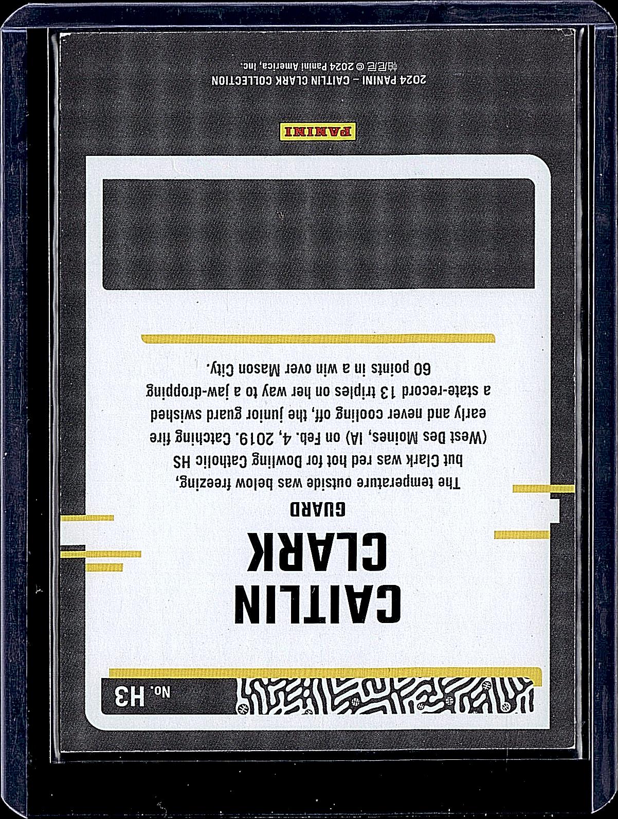 2024 Panini Caitlin Clark Collection #H3 Caitlin Clark Highlights Dot
