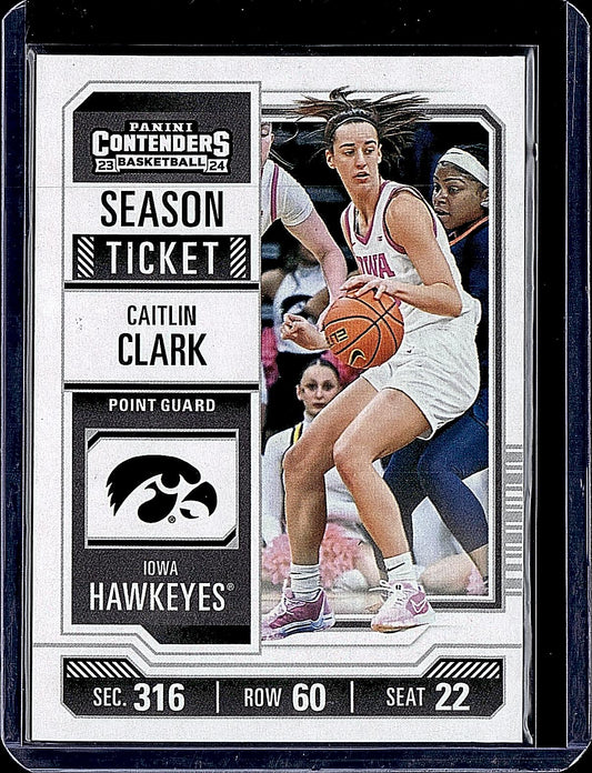 2024 Panini Caitlin Clark Collection #CC4 Caitlin Clark College Contenders