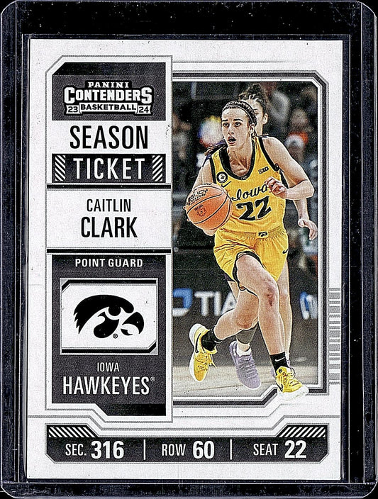 2024 Panini Caitlin Clark Collection #CC2 Caitlin Clark College Contenders