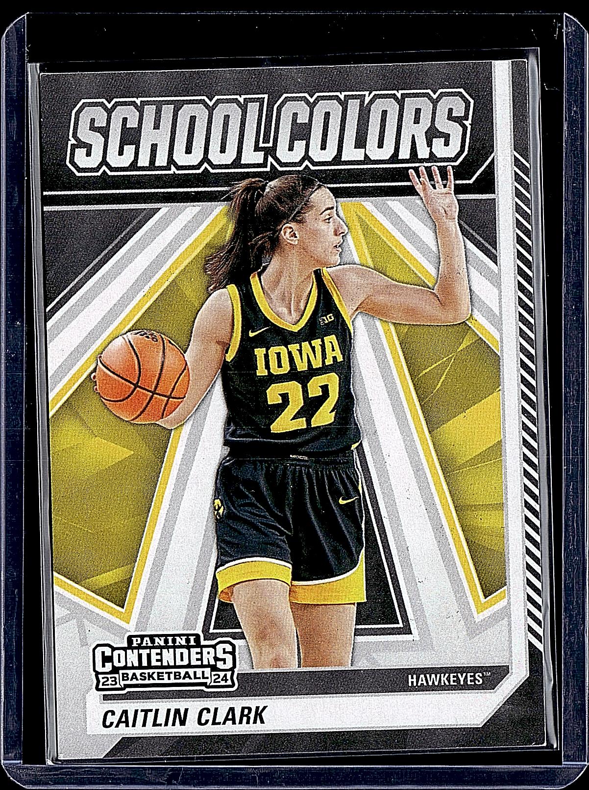 2024 Panini Caitlin Clark Collection #SC1 Caitlin Clark School Colors