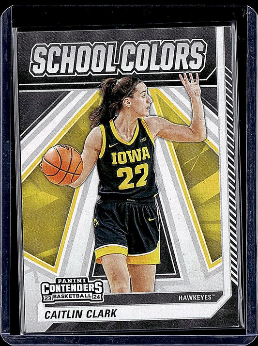 2024 Panini Caitlin Clark Collection #SC1 Caitlin Clark School Colors