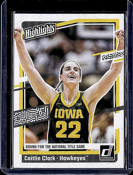 2024 Panini Caitlin Clark Collection #H9 Caitlin Clark Highlights