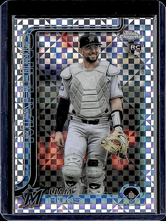 2025 Topps Chrome Update #USC86 Liam Hicks X-Fractors