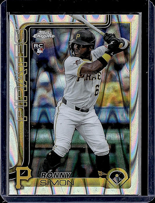 2025 Topps Chrome Update #USC35 Ronny Simon RayWave Refractor