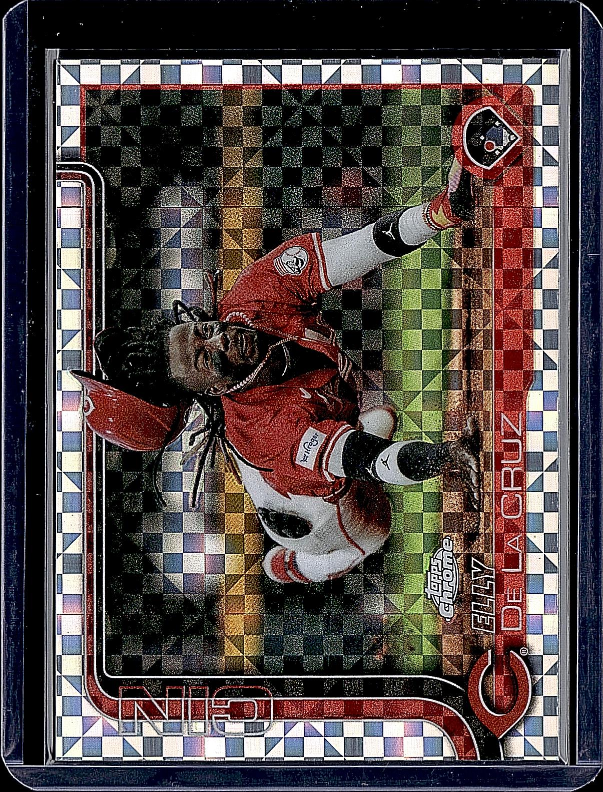 2025 Topps Chrome Update #USC189 Elly De La Cruz X-Fractors