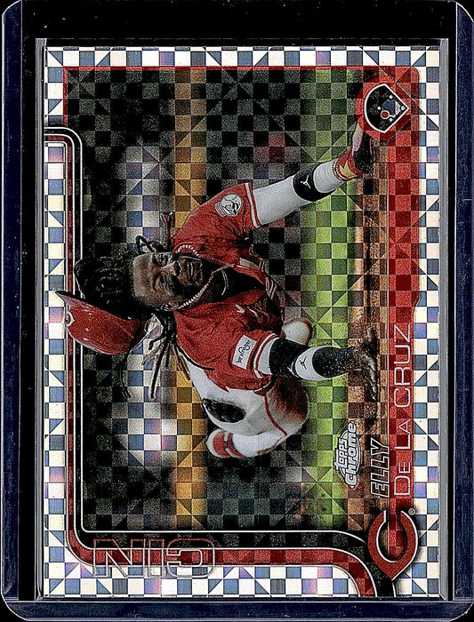 2025 Topps Chrome Update #USC189 Elly De La Cruz X-Fractors