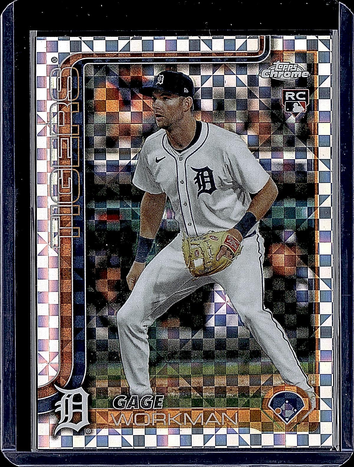 2025 Topps Chrome Update #USC21 Gage Workman X-Fractors