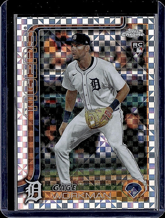 2025 Topps Chrome Update #USC21 Gage Workman X-Fractors