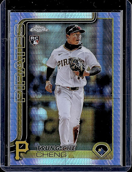 2025 Topps Chrome Update #USC74 Tsung-Che Cheng Prism Refractors