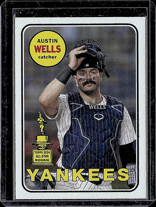 2025 Topps Heritage #H25-18 Austin Wells Heritage 25th Anniversary
