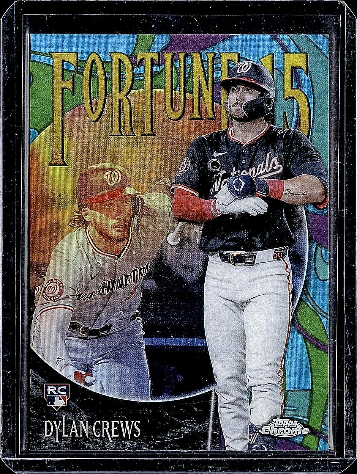2025 Topps Chrome #F15-11 Dylan Crews Fortune 15