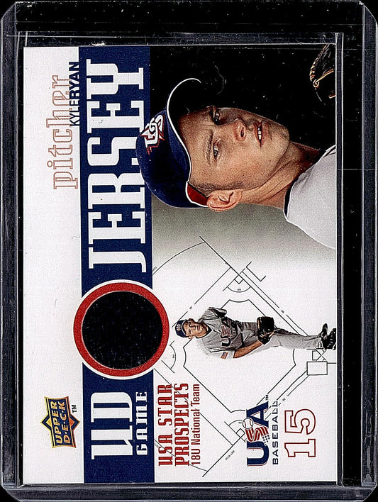 2009 Upper Deck Signature Stars #GJU-16 Kyle Ryan USA Star Prospects Jerseys