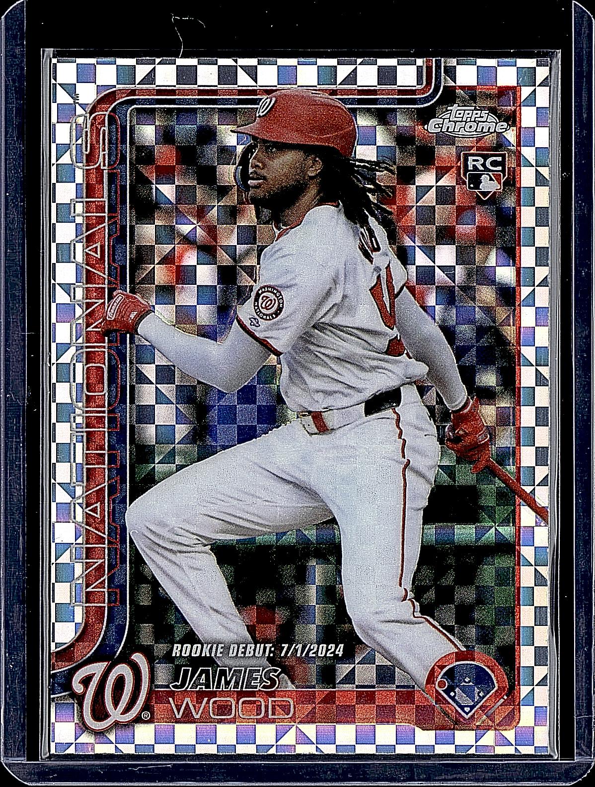 2025 Topps Chrome Update #USC95 James Wood X-Fractors