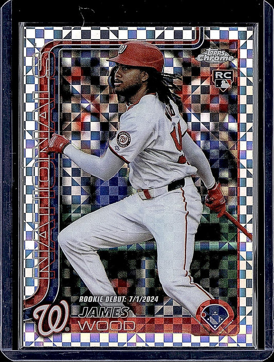 2025 Topps Chrome Update #USC95 James Wood X-Fractors