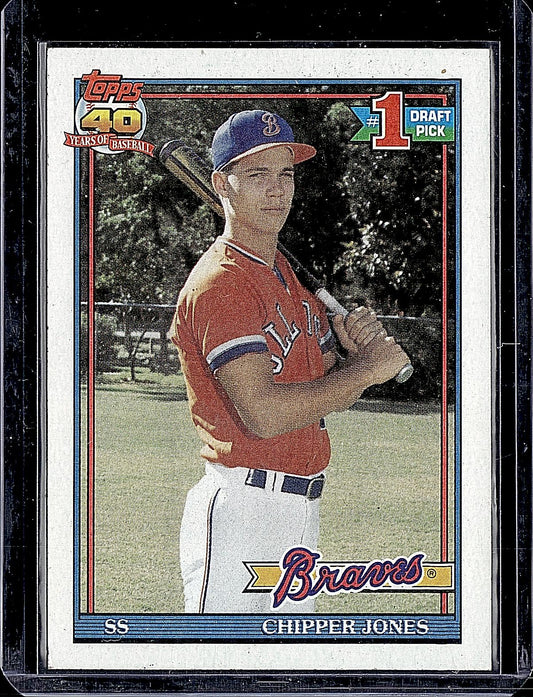 1991 Topps #333 Chipper Jones