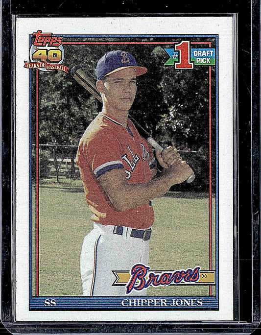 1991 Topps #333 Chipper Jones