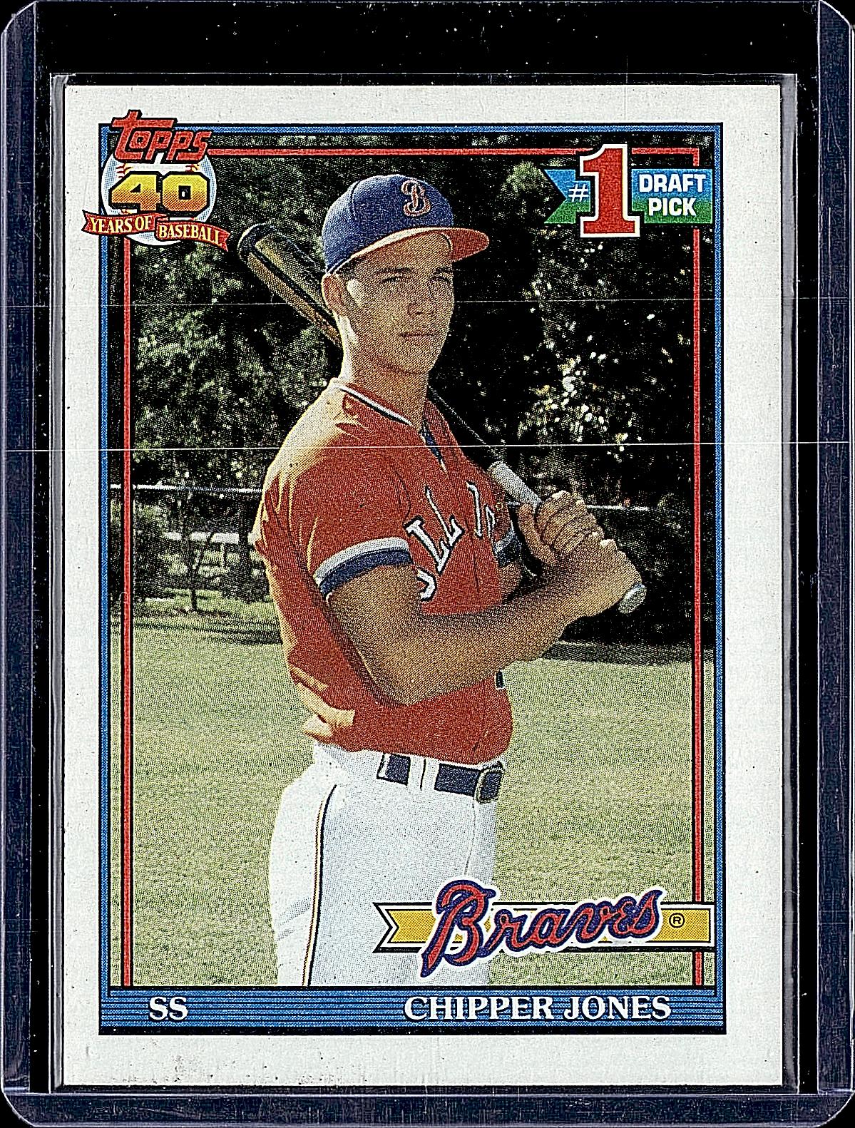 1991 Topps #333 Chipper Jones