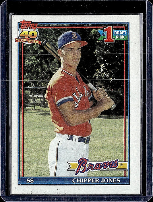 1991 Topps #333 Chipper Jones