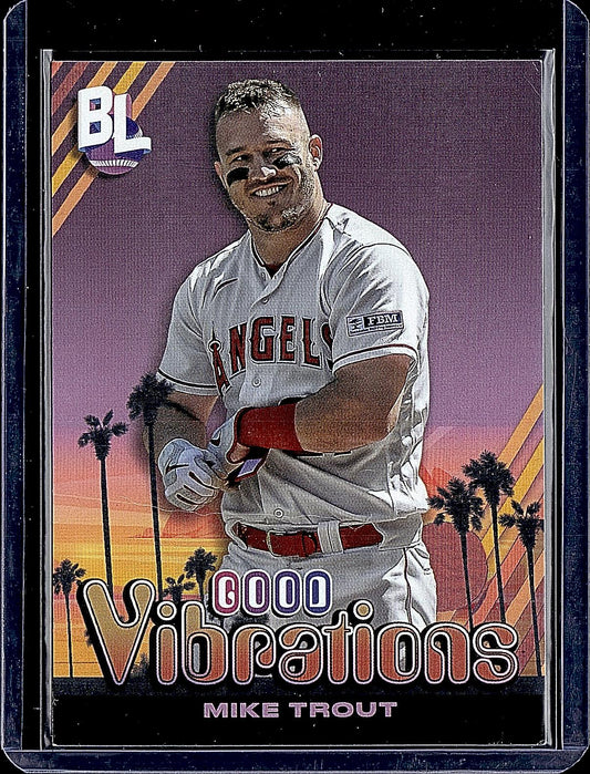 2024 Topps Big League #GV-2 Mike Trout Good Vibrations
