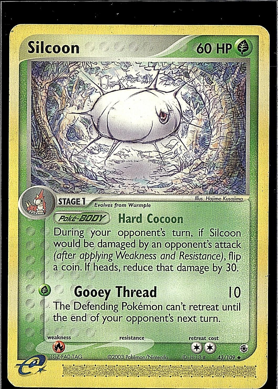 EX Ruby and Sapphire #43/109 Silcoon