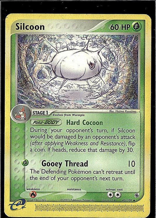 EX Ruby and Sapphire #43/109 Silcoon