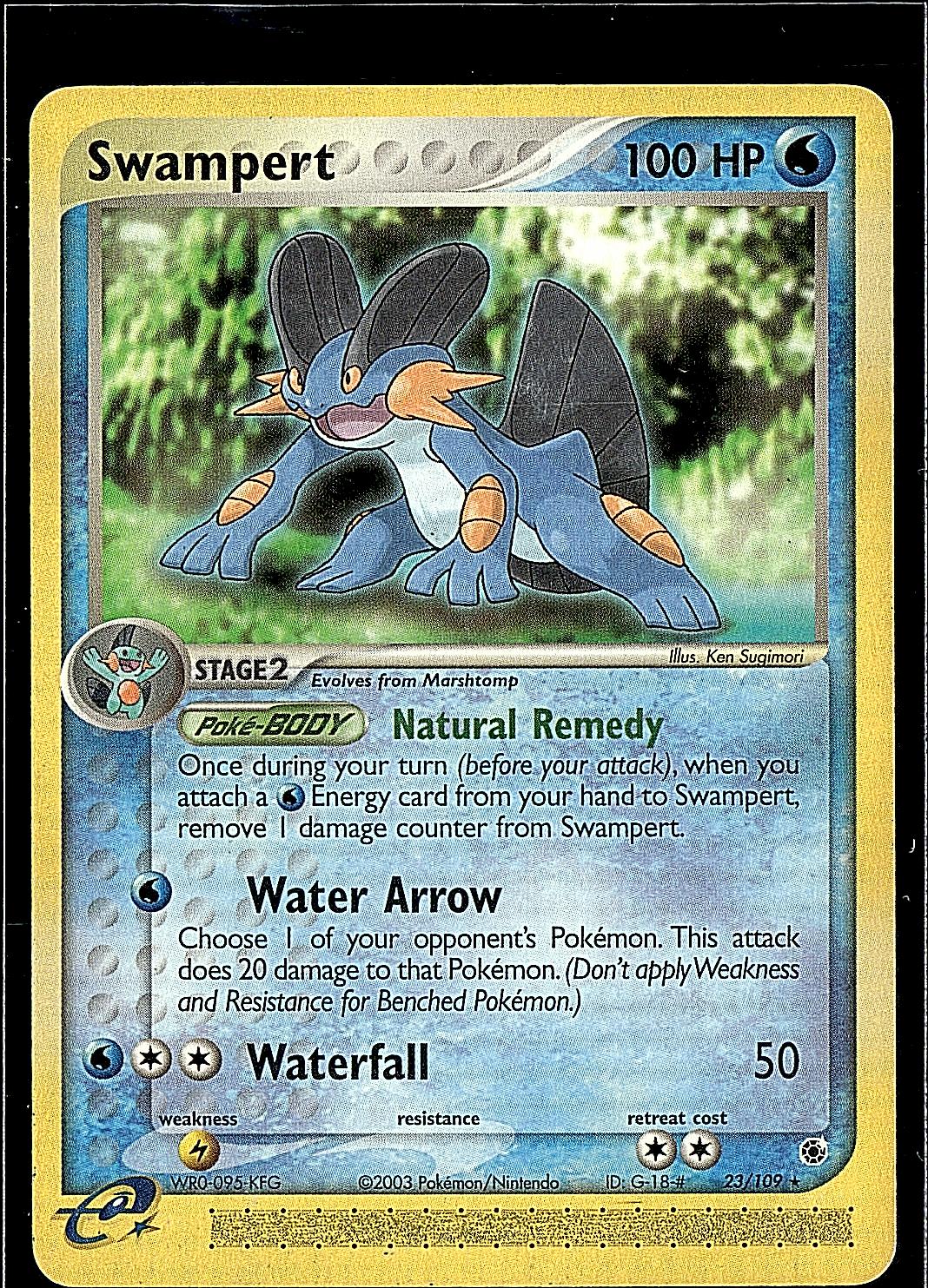 EX Ruby and Sapphire #23/109 Swampert