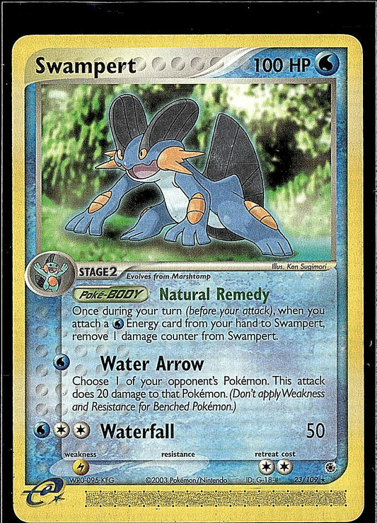EX Ruby and Sapphire #23/109 Swampert