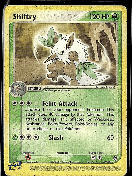 EX Sandstorm #22/100 Shiftry