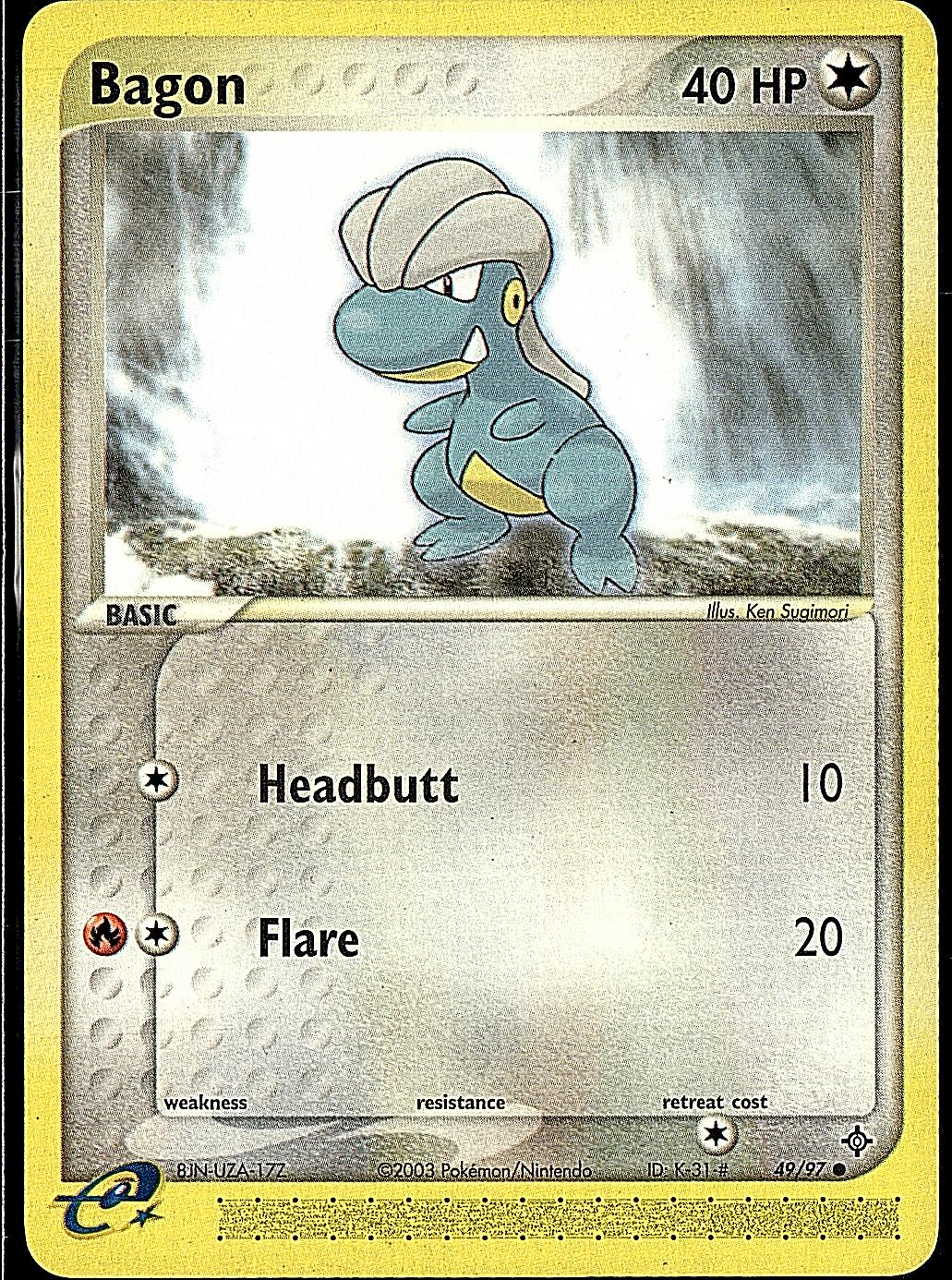 Dragon #49/97 Bagon
